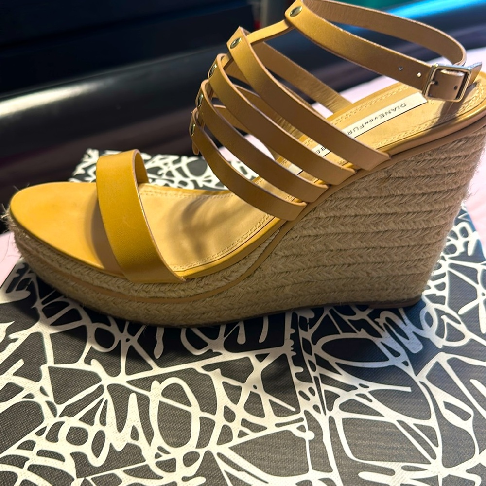 Diane Von Fürstenberg espadrille wedges